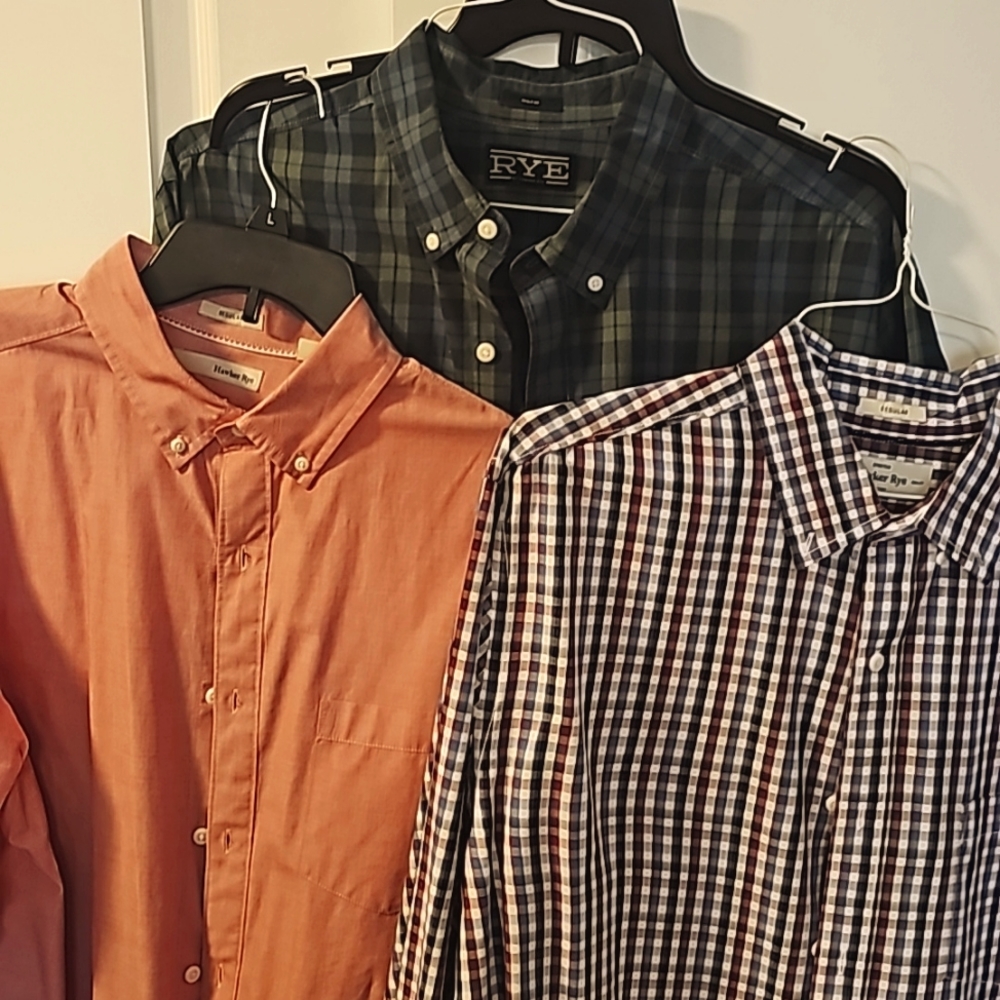 Men's button down dress shirts $10 ea